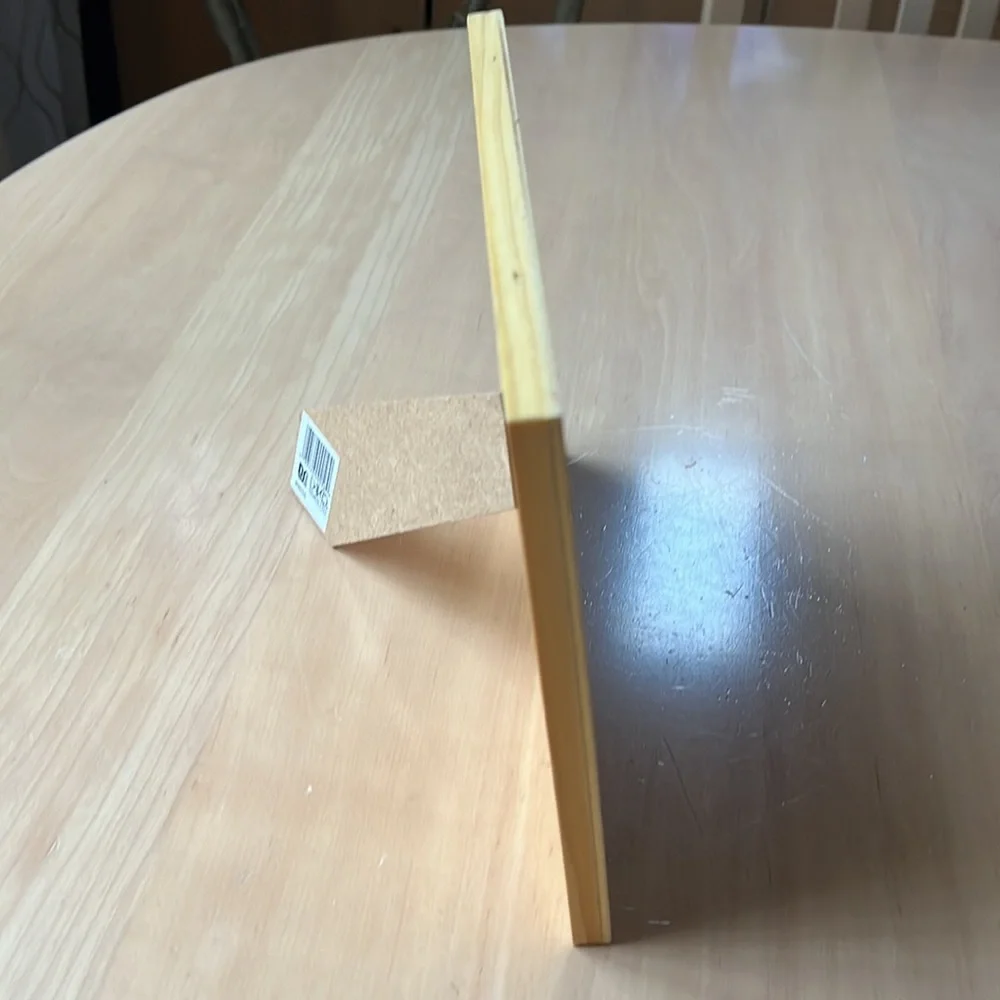 Wooden picture frame with message: Together